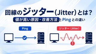 回線のジッター（Jitter）とは？値が高い原因・改善方法とPingとの違い 
