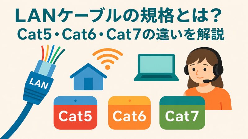 LANケーブルでネット回線速度が改善した女性