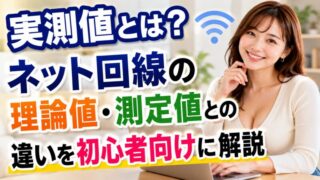実測値とは？ネット回線の理論値・測定値との違いと見方を解説 