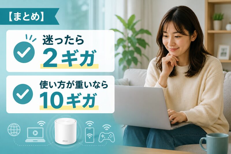NURO光の2ギガ、10ギガを選ぶ女性