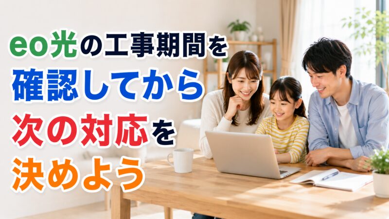 リビングでノートパソコンを使う家族